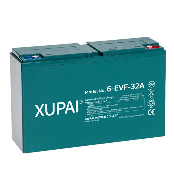 XUPAI electric scooter battery 12V 32Ah 6-EVF-32A(3hr)