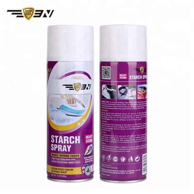 
Ironing Clothes Spray Starch, Professional Fragrant Starch Spray for Ironing Clothes, 3N Faultless Aerosol Starch Spray 