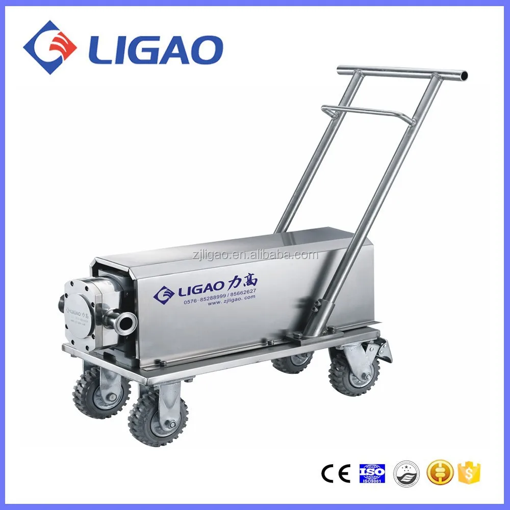 Stainless Steel Lobe Pump Hygienic Rotor Pump Food Grade High Viscosity Liquid transfer pump