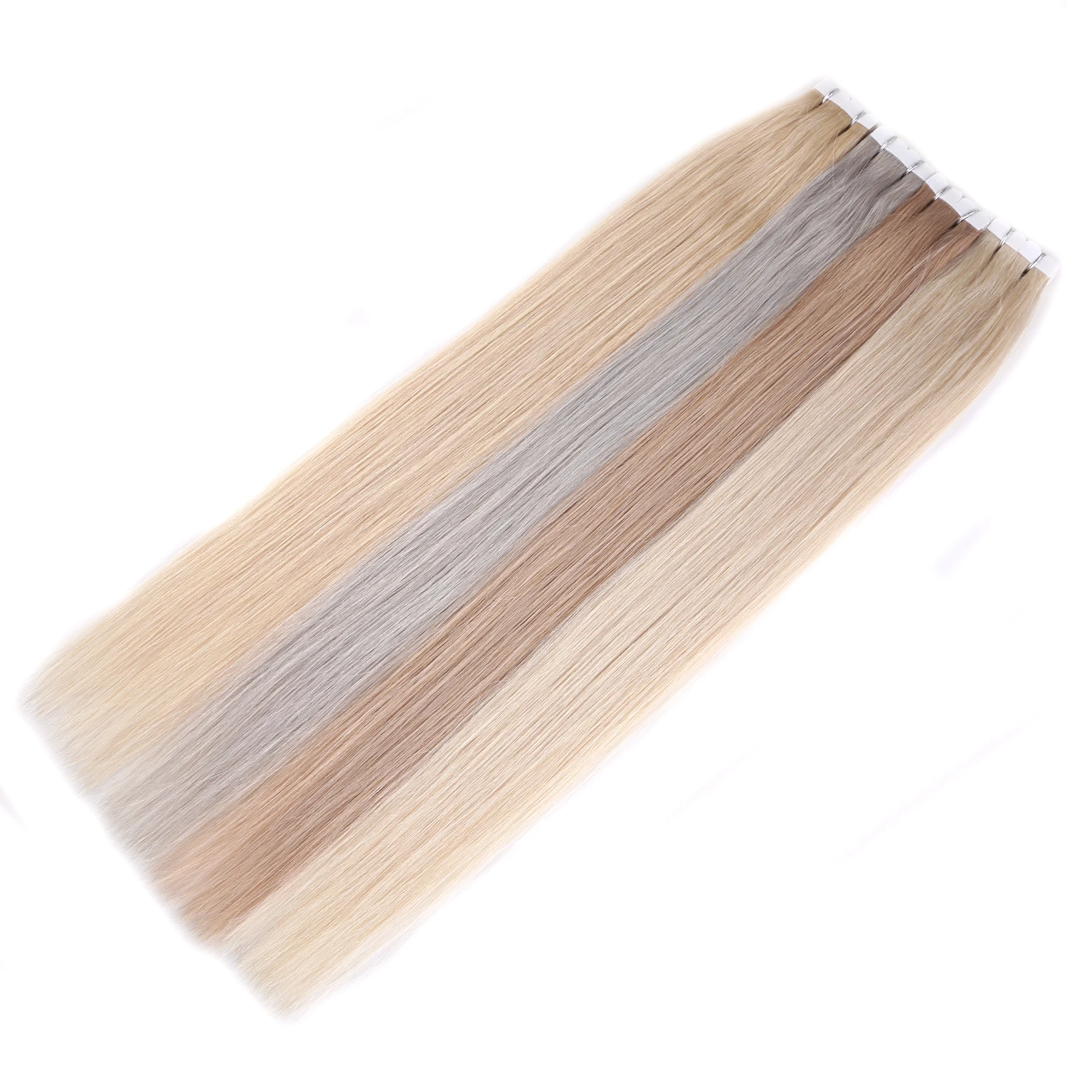 
K.SWIGS 100% European Tape in Human Hair Straight Remy Injection Balayage Cuticle Human Tape Hair Extension 