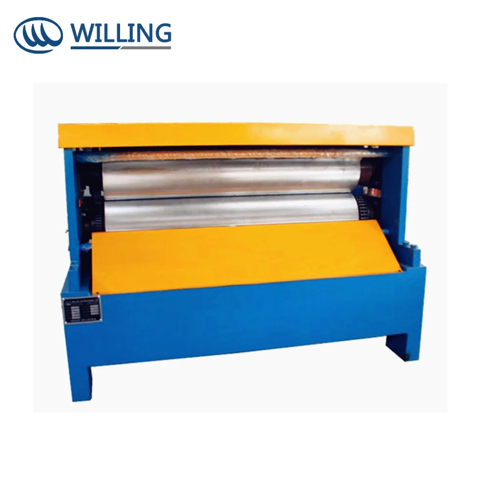 automatic high quality steel coil knurling machine plate embossing machine