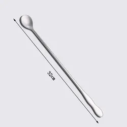 wholesale long mixing spoon small stainless steel ice cream scoop