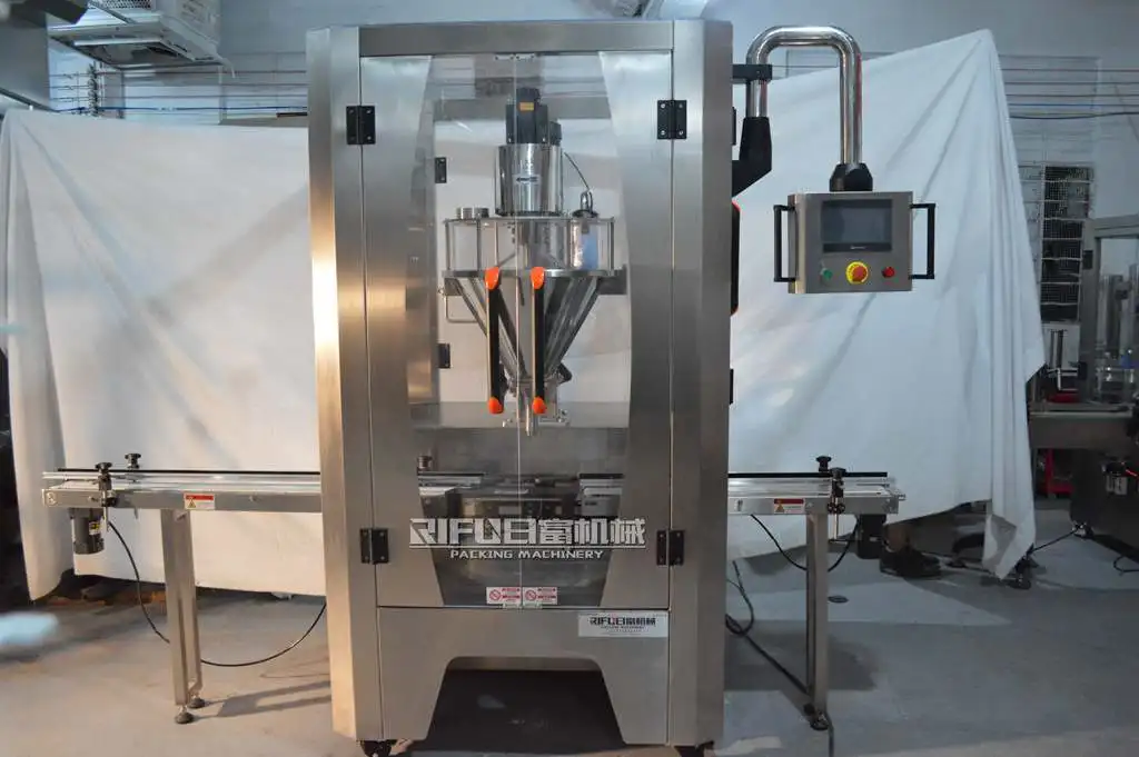 High quality Automatic Baby Milk coffee Gregory Lotus root starch toppings Soya-bean milk Powder Filling Machine (Screw type)