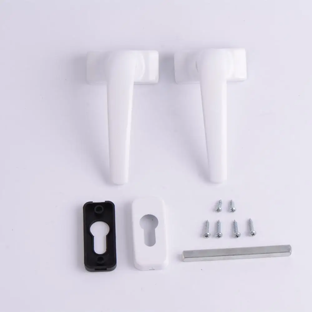 KEYI DL09 Black Lock Set Main Aluminum Lever Door Handle