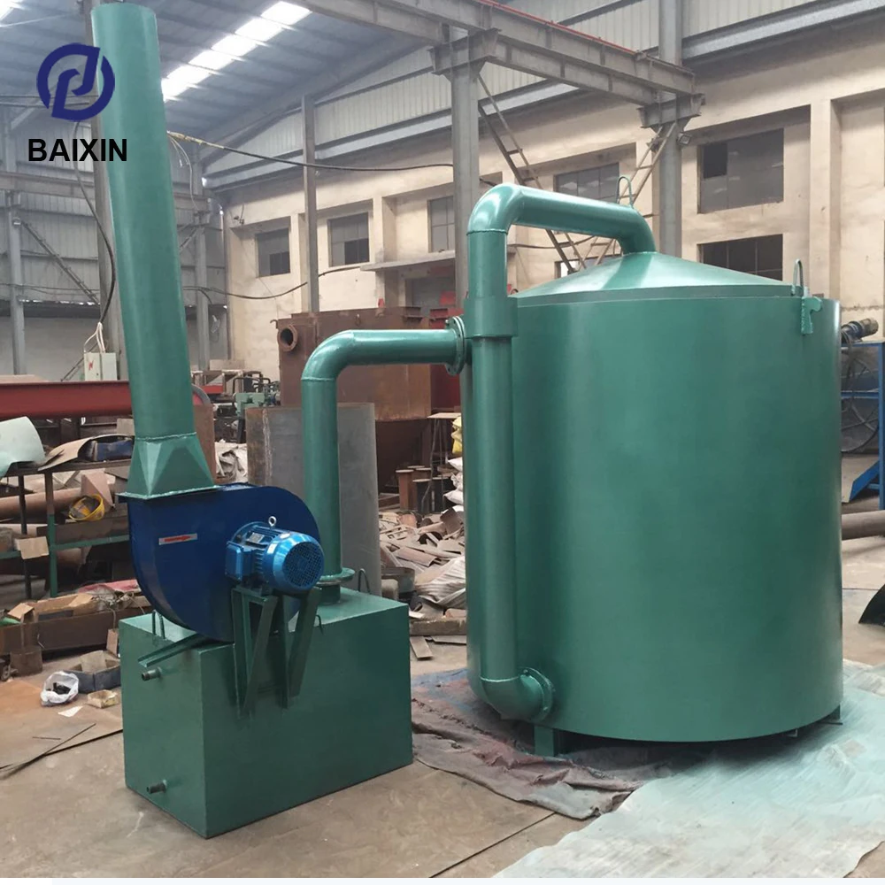 Stainless steel sawdust coconut shell wood charcoal carbonization furnace