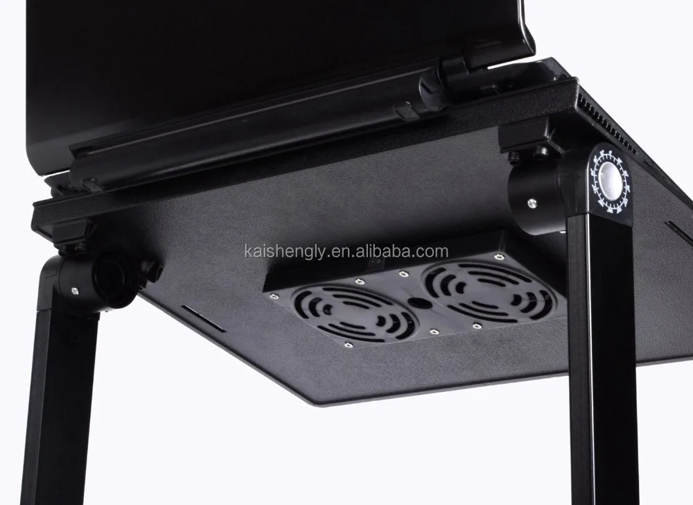 Adjustable Folding  Cooling Laptop Table  Stand for bed