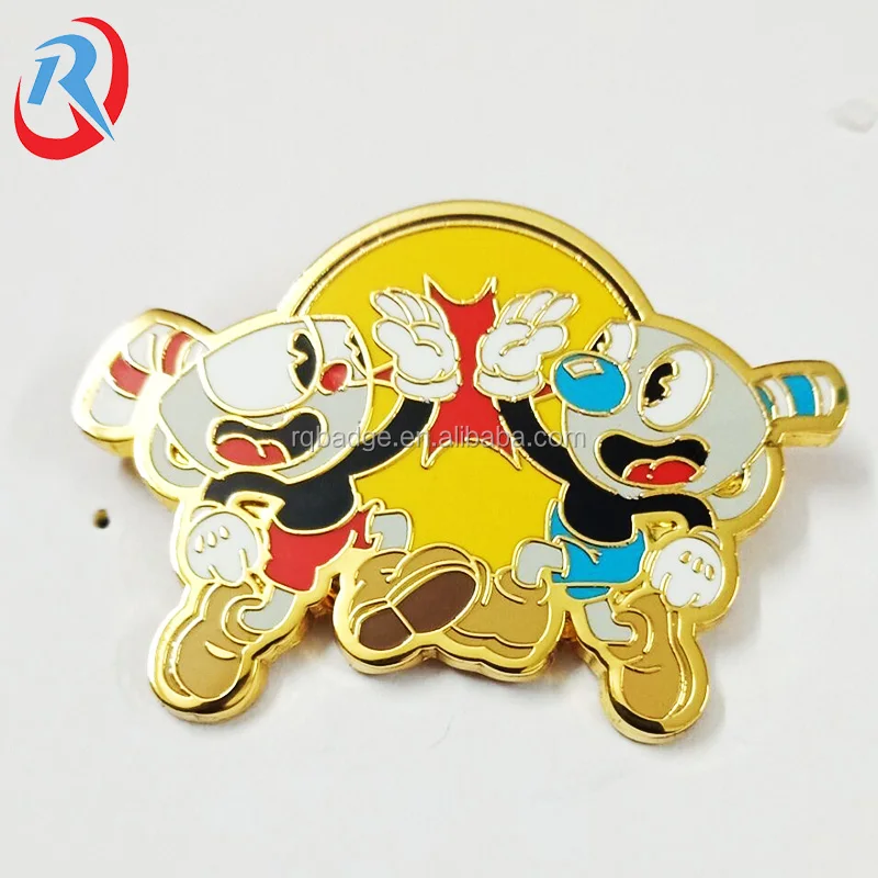 custom own logo soft enamel fashion design metal lapel pins/badge
