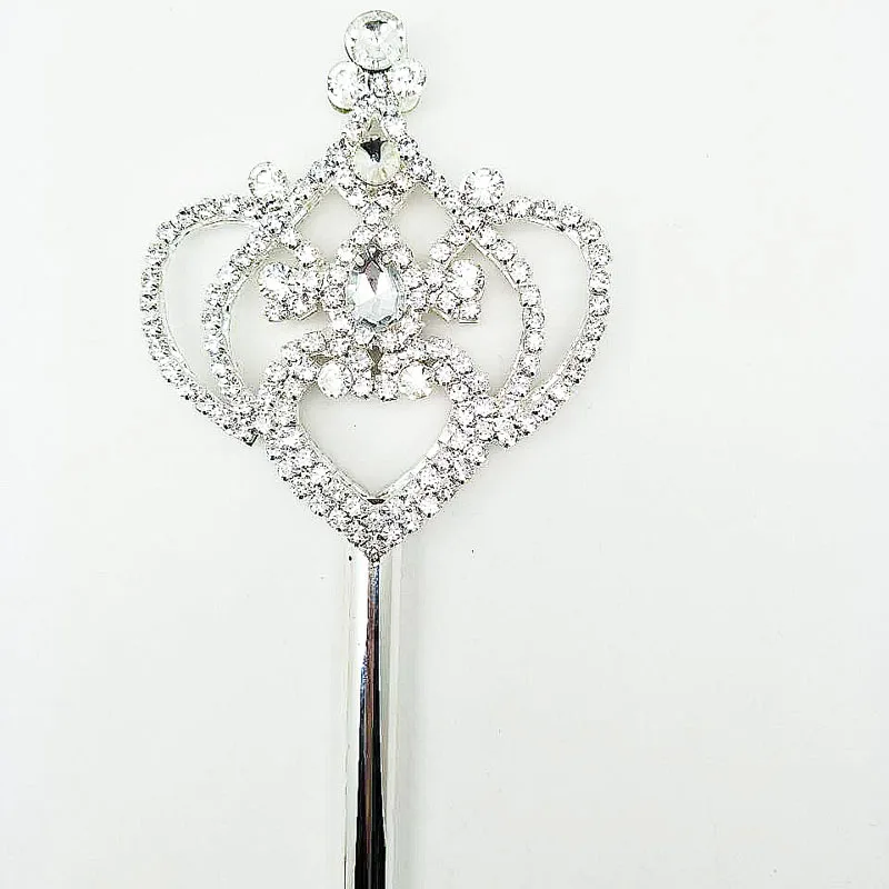 rhinestone pageant scepter crystal wand scepter for girls