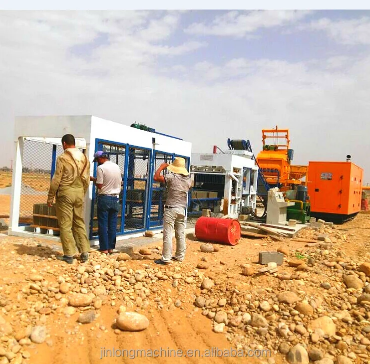 qtj10-15 automatic concrete block making machine, machine pour brique bloc