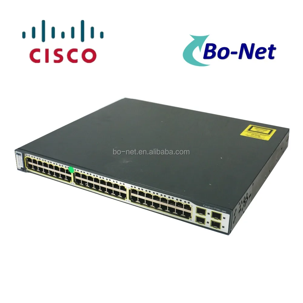 Cisco Catalyst WS-C3750G-48TS-S 48 порт 10/100/1000 м переключатель управляемый коммутатор сети C3750G серии