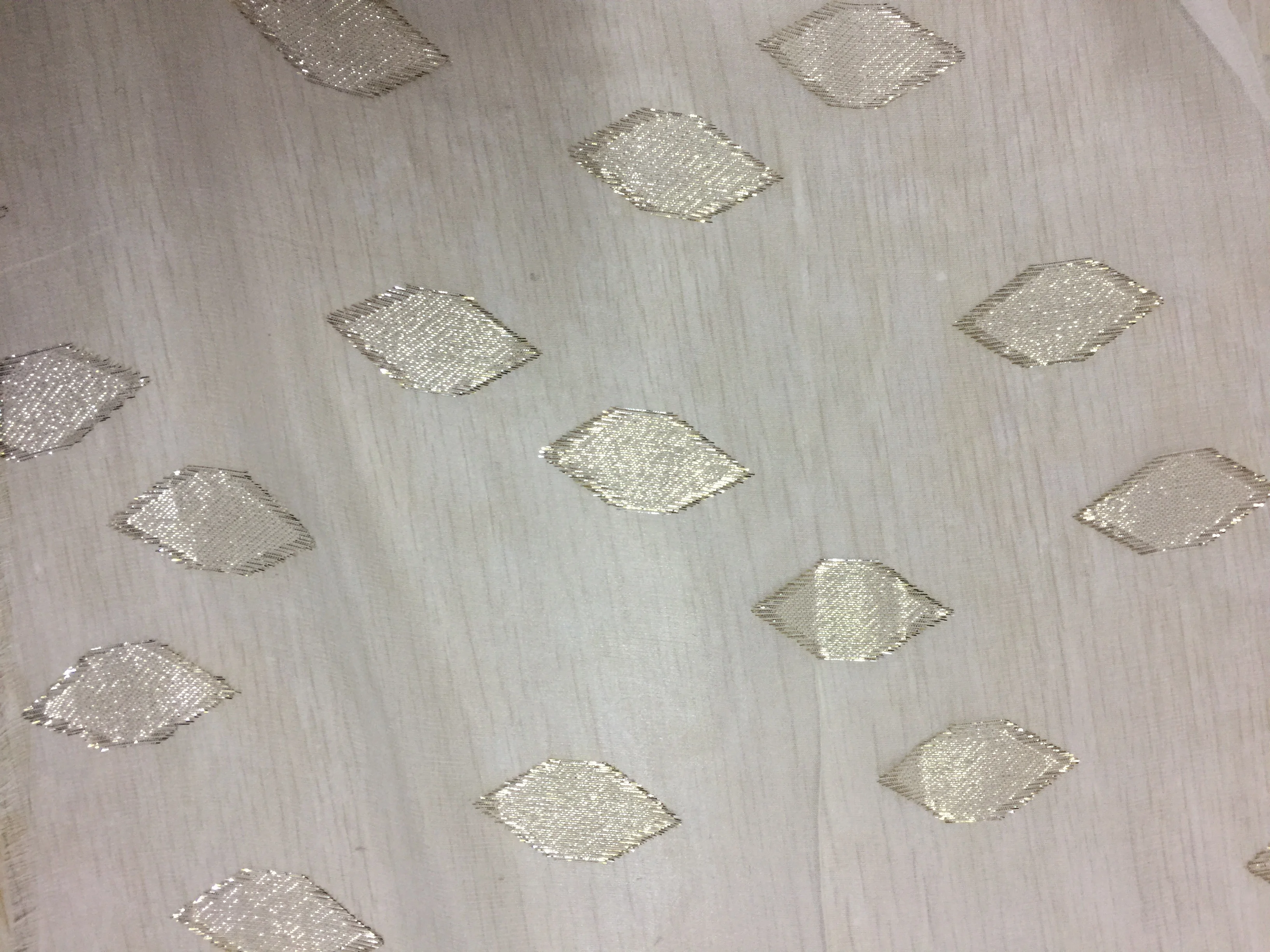 Silk Lurex blended uragiri metallic chiffon fabric