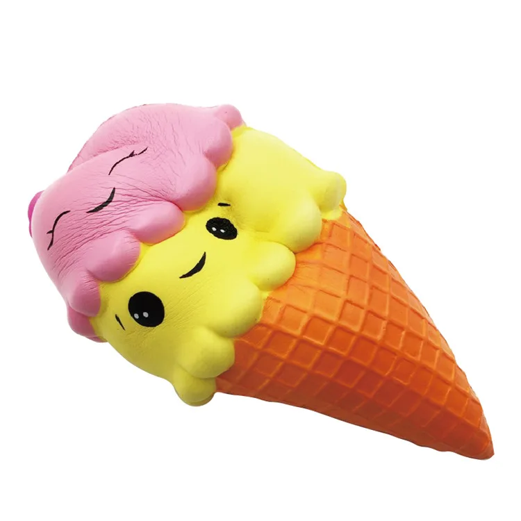 Wholesale High Quality Soft Slow Rising Toys Jumbo Kawaii Double Ice Cream Squishy