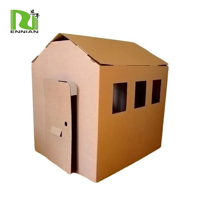 Children Intelligence Toys Recycled Cardboard Play House