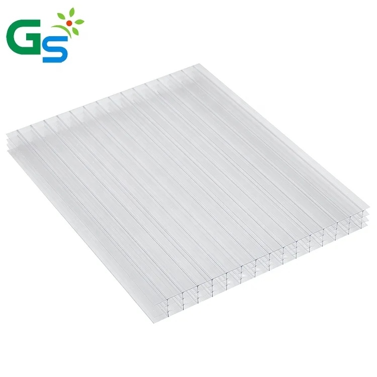 Green Anti UV PC Hollow Sheet Polycarbonate Roof Price