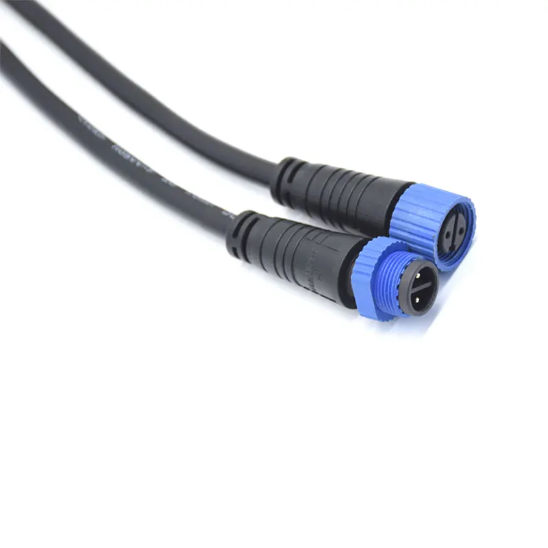 Открытый 2 булавки разъем круговой водонепроницаемый разъем M15 Кабельный разъем