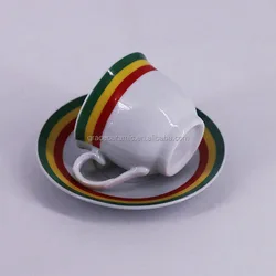 6 шт. Королевский классический фарфор, новая кофейная чашка Rekebot в эфиопском стиле