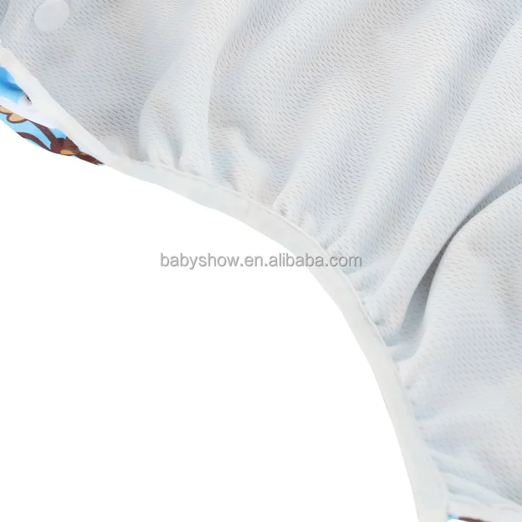 Babyshow Printed Swimming Cloth Diaper Waterproof PUL Mesh Inner Swimming Pants Factory Customized High Quality Cloth Nappy