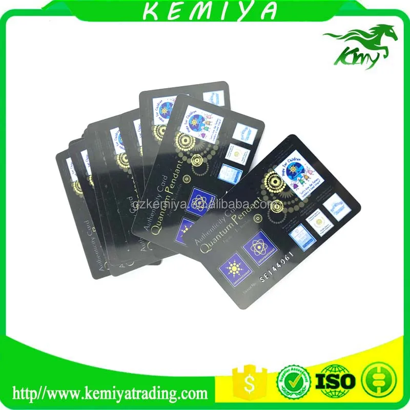 Bio nano energy card, nano technology health card,energy saver card