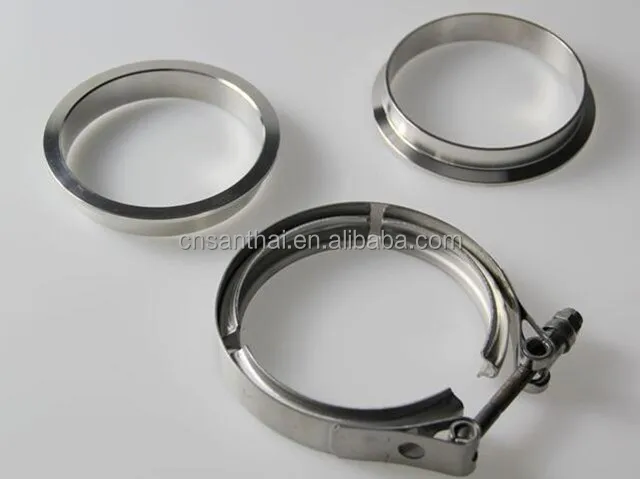Male Female Flange Stainless Steel Pipe V Band Clamp
