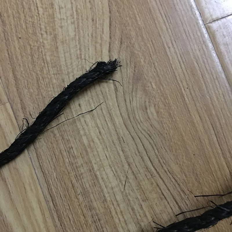 black color sisal rope for the packing rope and cat tree