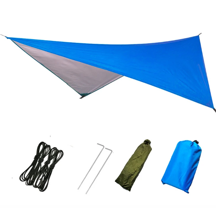 Camping Outdoor Waterproof Rain Fly for Hammock 1 - 2 Person Tent Carbon Fiber Single Nylon