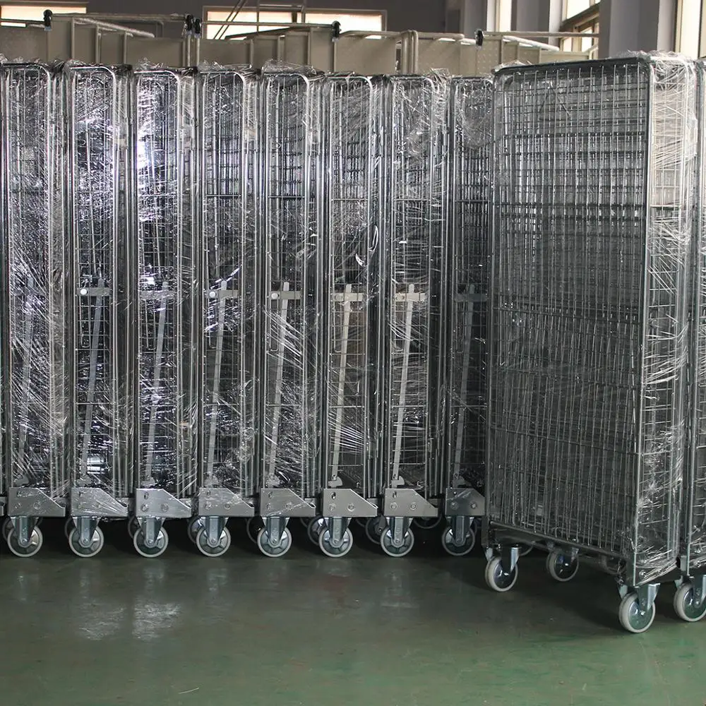 storage locker roll cages container trolley transport cage