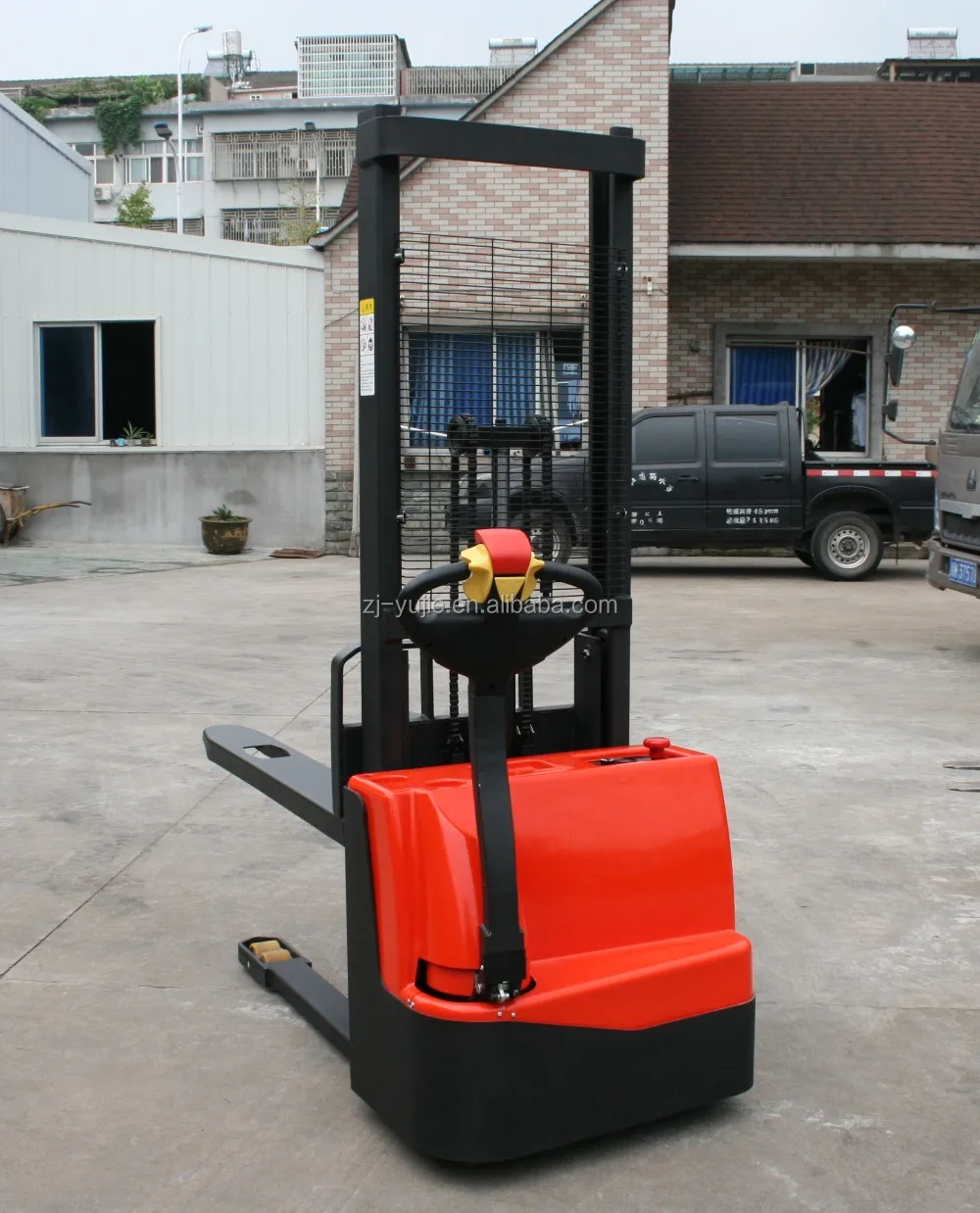 electric walkie stacker forklift electric pallet stacker