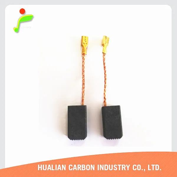 auto stopping type D252 material carbon brush 6X9X16mm