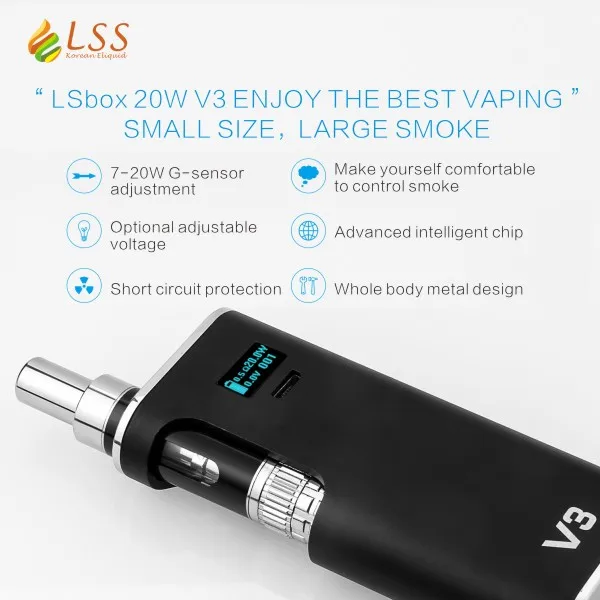 
LSS V3 E Cig Box Vape Mod in USA E Cigarette Box Mod 