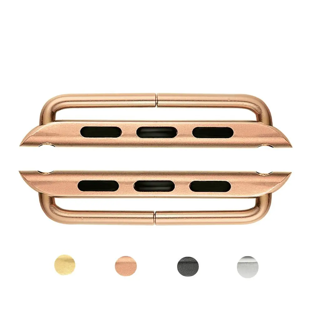 Clasp Buckle Strap Adapter Lugs Adapters Connector For Apple Watch