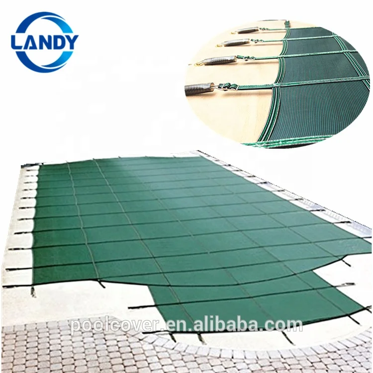 Safety Mesh Overs in Ground Pool for Kidney Shaped Pool 25x45,25x50,30 X 60 Winter for Kids Swimming Pool and any Other Pools