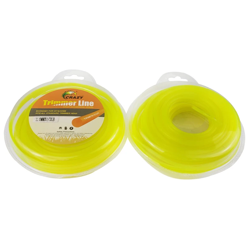 Grass Cutting Machine Lawn Nylon Grass Trimmer 3.0mm* 1/2LB of Spare Parts Weed Eater