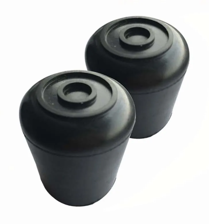 Wear resistance 19mm black round rubber chair tips
