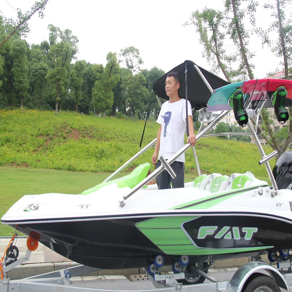 Wholesale 4.67m fiberglass mini jet speed boat