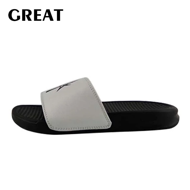 New custom made printed PVC summer slippers  slide sandal