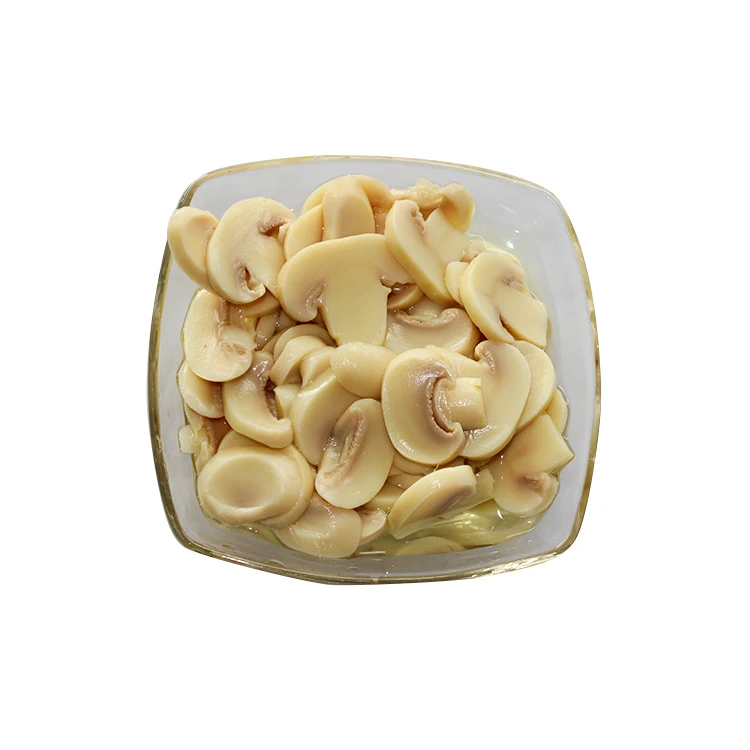 Чистый лист и стеблей консервированные грибы