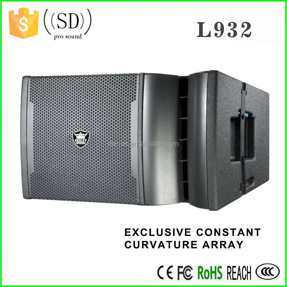 LA932 single 12inch 3-way passive line array speaker L932