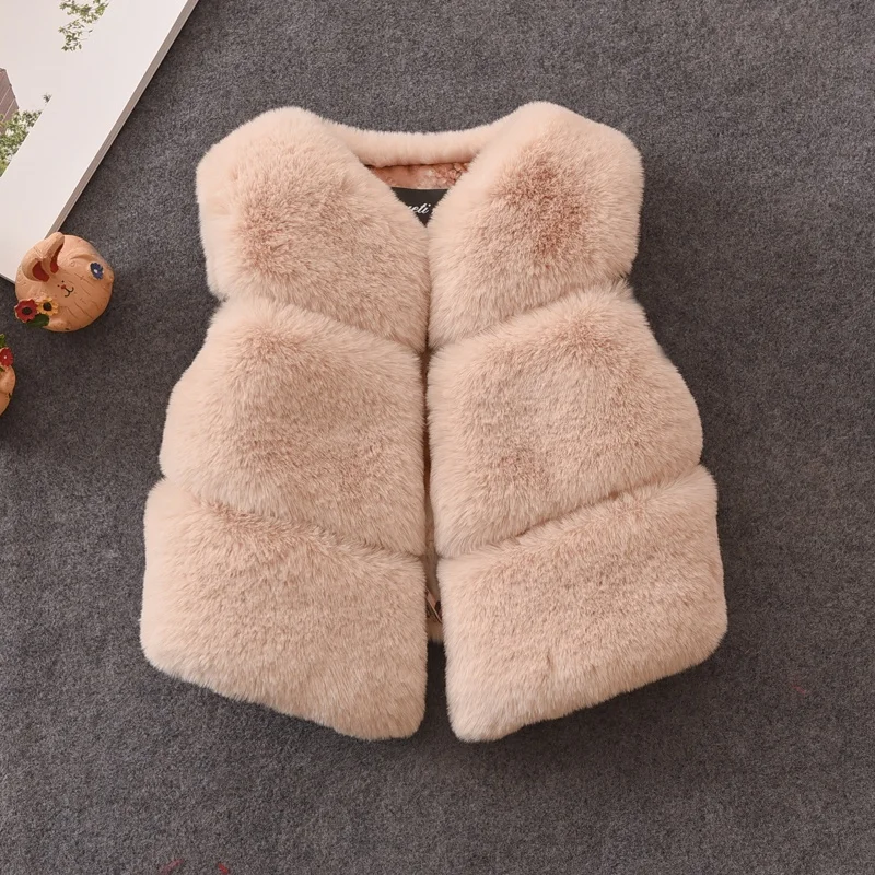 
Baby Girl Faux Fur Coats Wholesale Fur Latest Waistcoat Design For Girl 