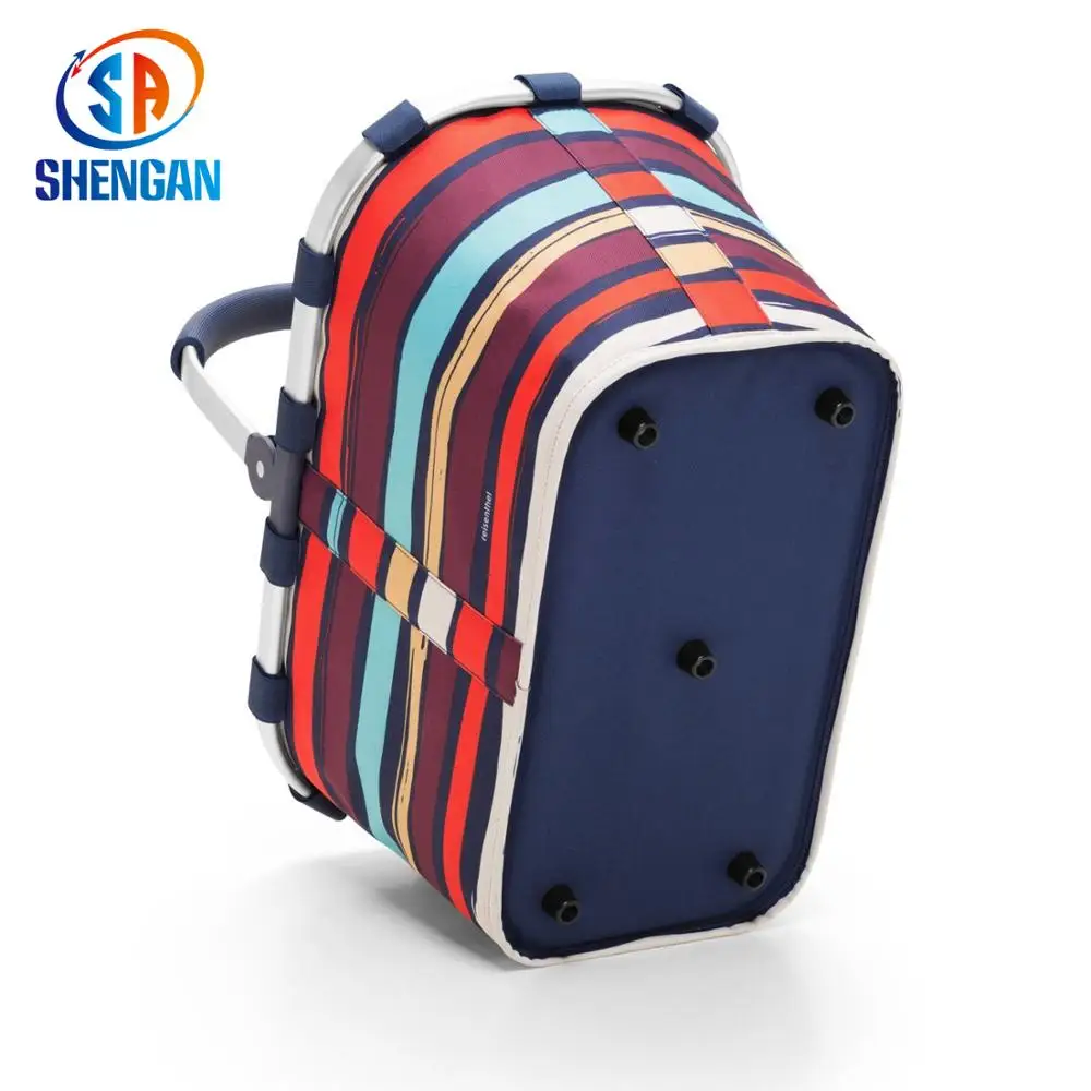 2018 news China Supplier High Quality Shopping basket/ supermarket basket/ folding basket heavy duty