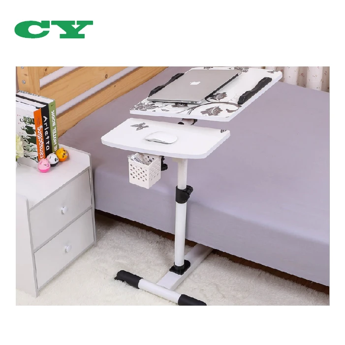 Регулируемый прикроватный столик с колесами для больничного и домашнего использования