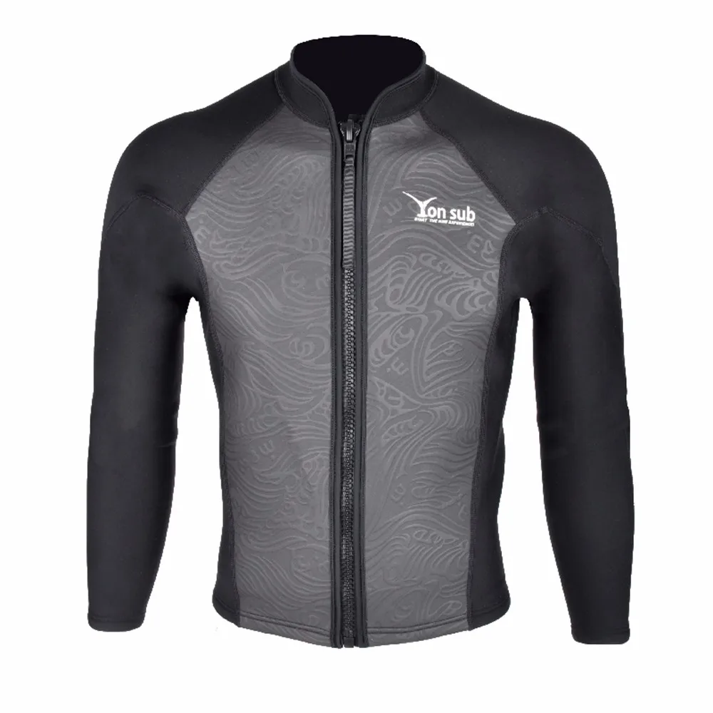 Waterproof neoprene YKK zipper diving wetsuit jacket