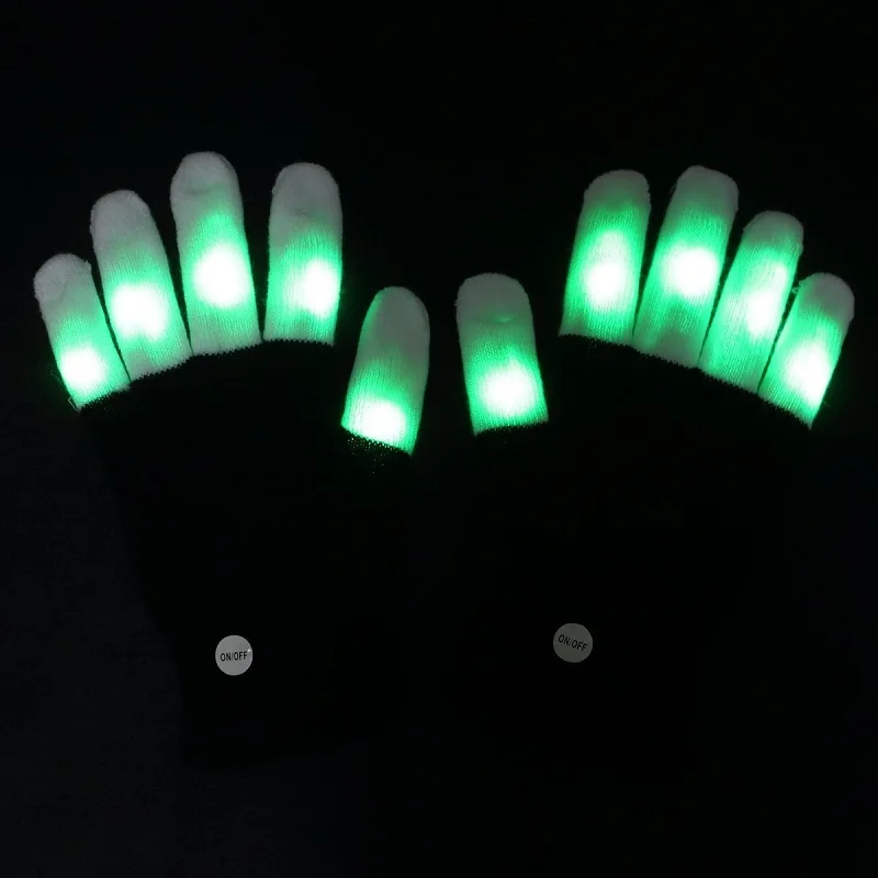 China manufacture festival party supplies sample free flashing light up led glove for christmas