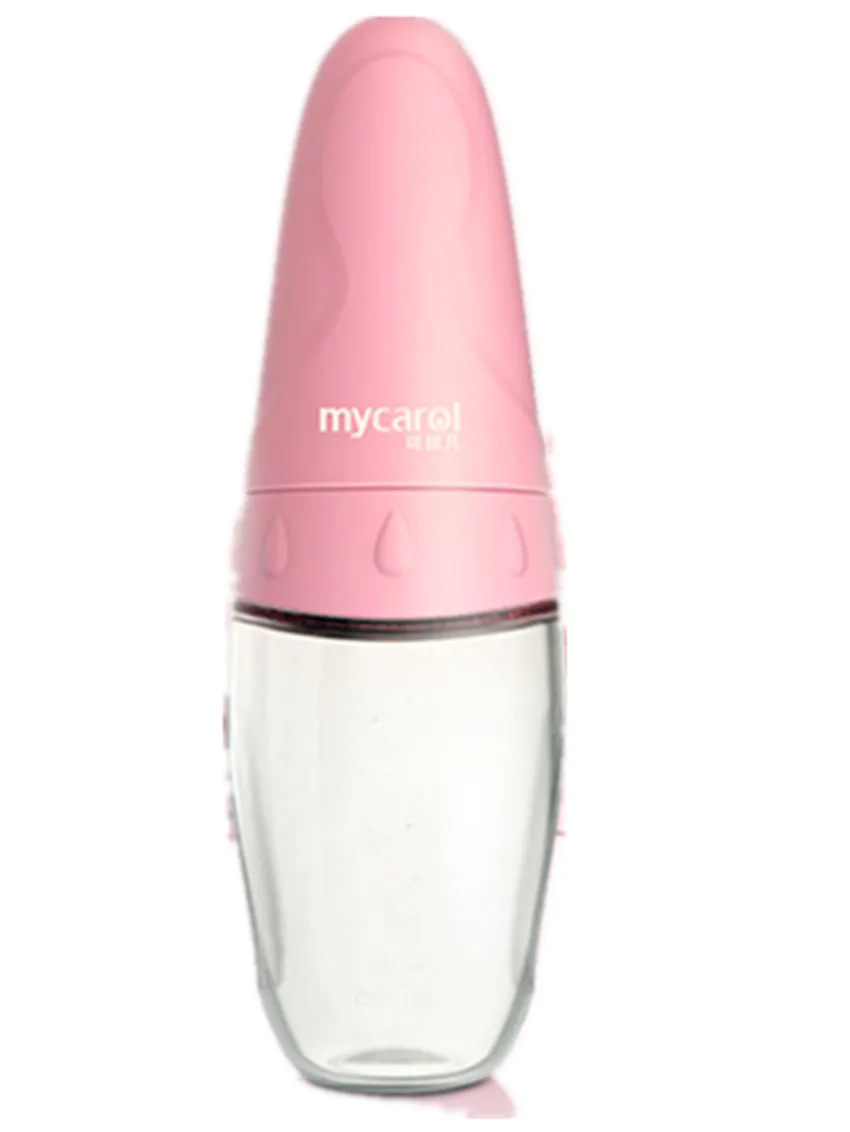 Baby feeding bottle dispensing spoon squeeze feeder for rice solid complementary food