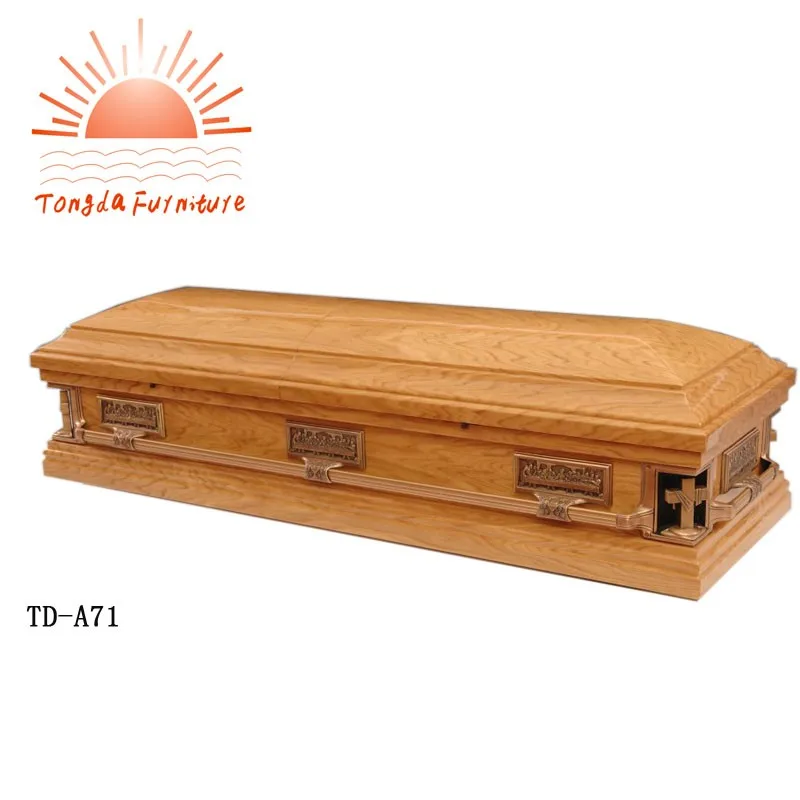 TD--A71 Funeral equipment corrugated coffin wooden casket lining