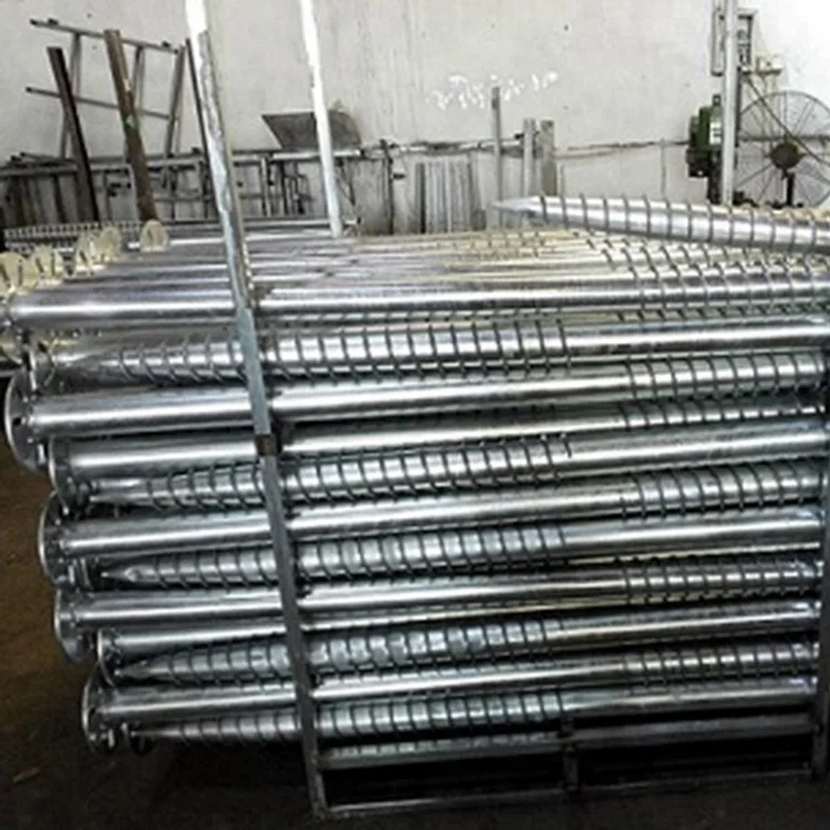 Galvanized Ground Screws Spiral Solar Ground Screw Anchor Stake for PV