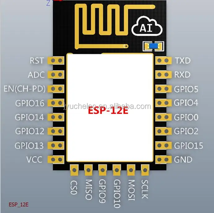 ESP8266 remote serial Port WIFI wireless module through walls Wang ESP-12E ESP-12