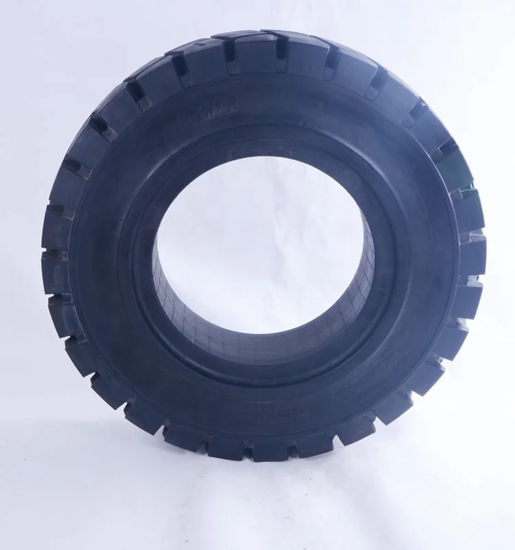 high performance solid  tire 10.00-20 1000/20  with rim for blender mixer and trailer