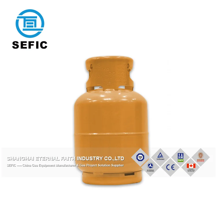 Empty Gas Refillable Helium Tank Gas Bottle 5KG LPG Gas Cylinder