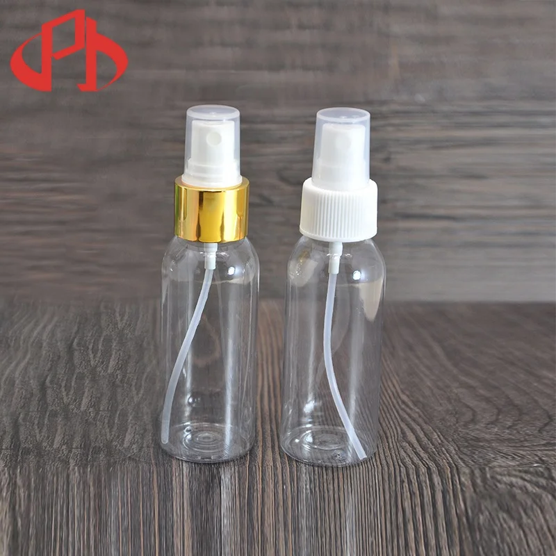 Factory PET  plastic liquid cosmetic spray bottle perfume body spray bottle