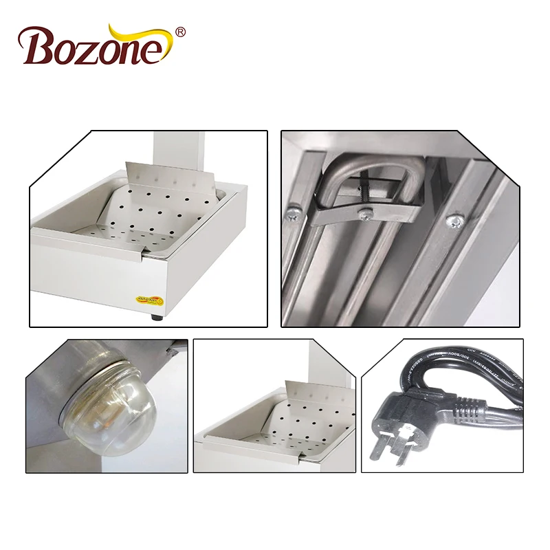 Stainless Steel Fast food French Fries Warmer Holding Station Continuous High-efficiency High Quality Heat Preservation Station